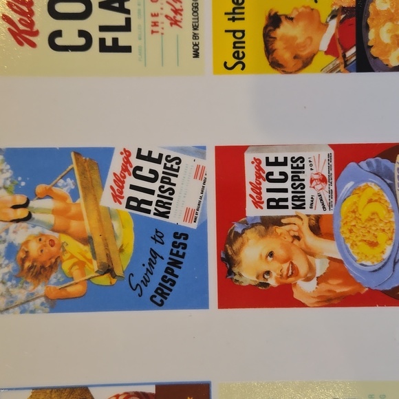 Kellogg's Vintage 2005 100'th Anniversary Cereal Design Serving Tray/Plate - Picture 3 of 7